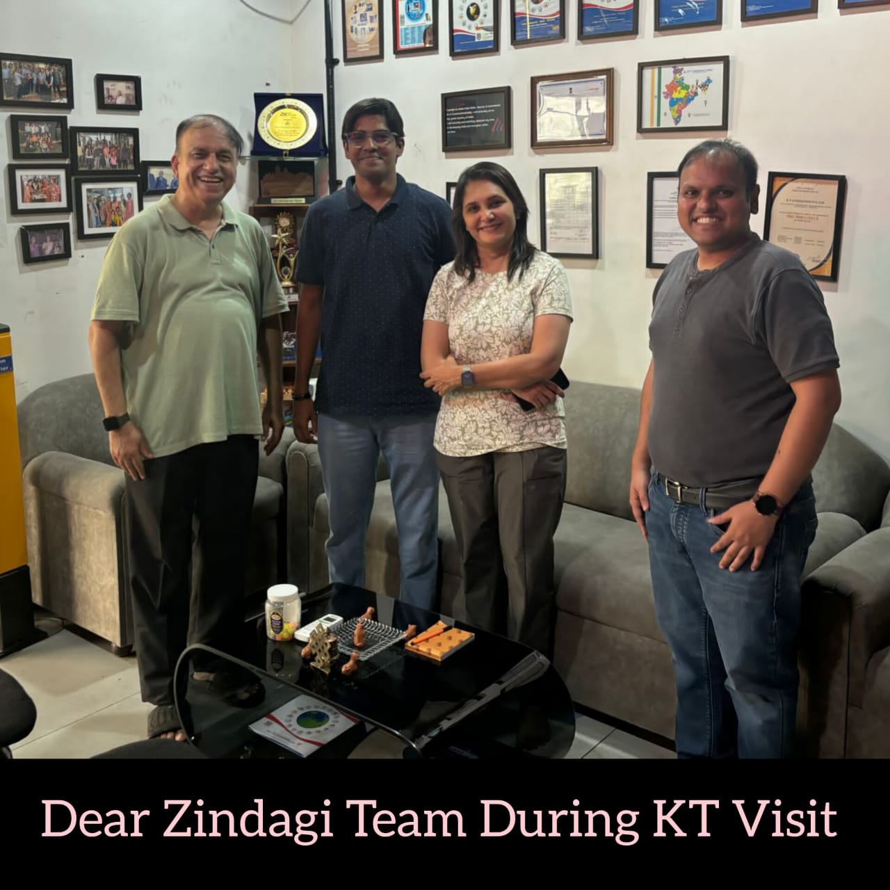 Dear Zindagi Team  during  KT visit on 14.07.2024