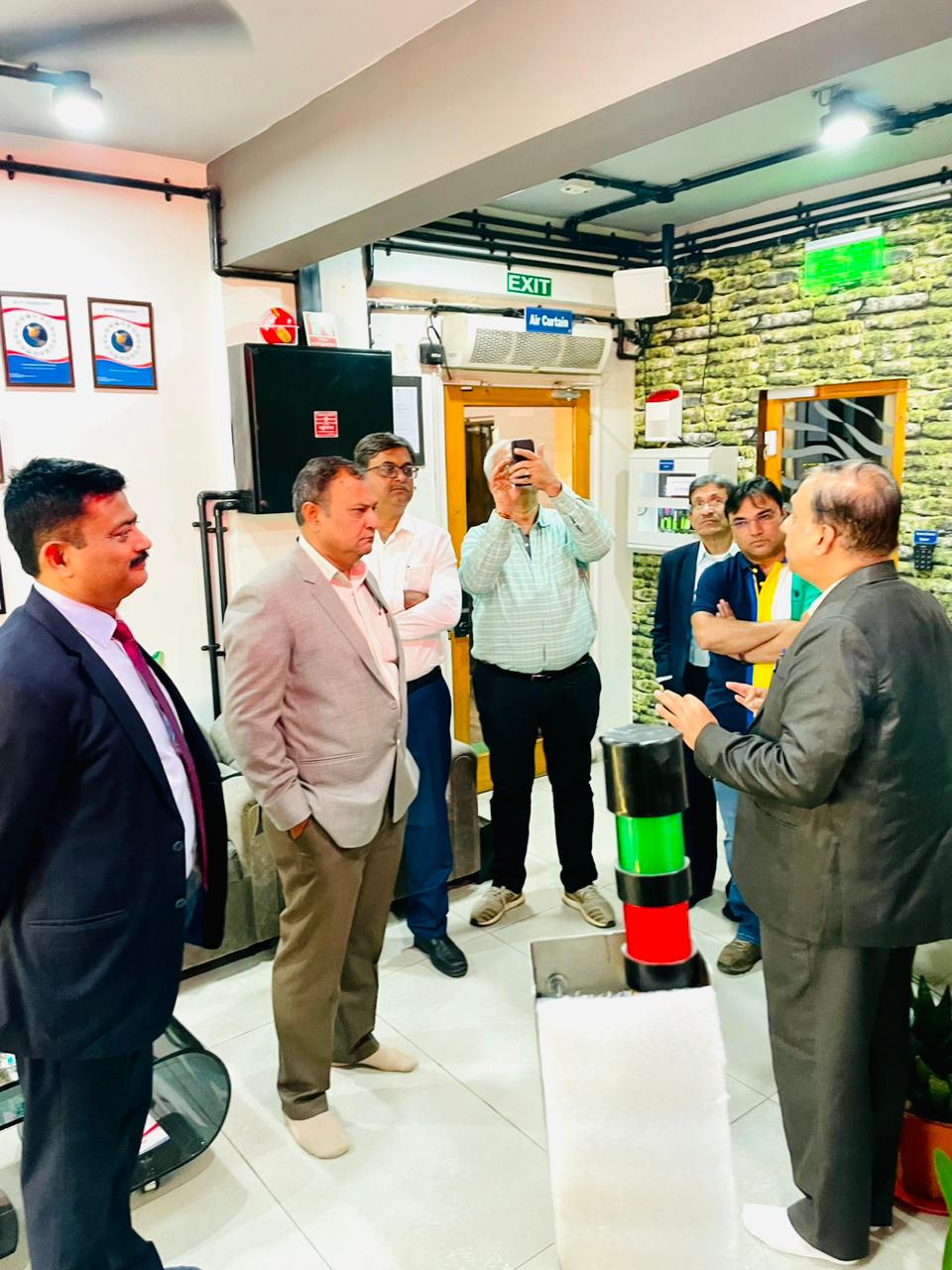 G-45 Team Visit to Office