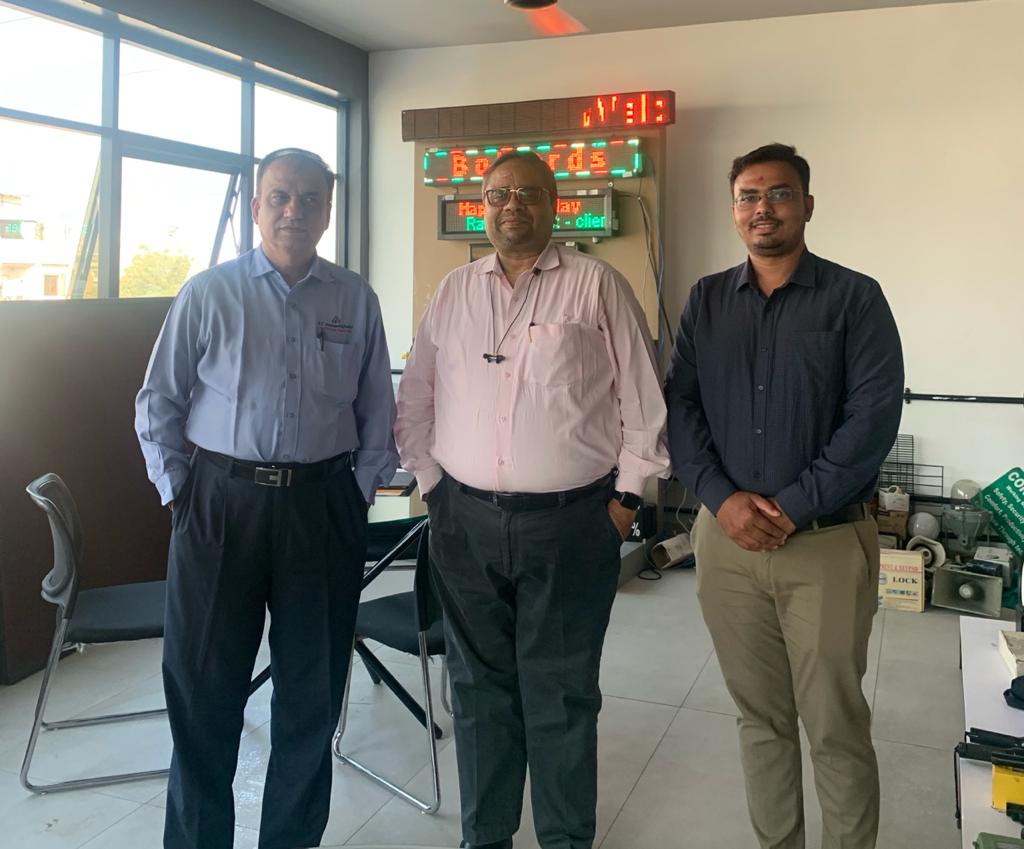 Mohit Maheshweri , vikram visit to K.T.Automation (India) 23.01.2021