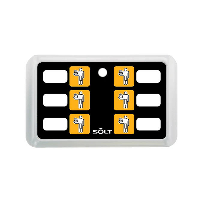 6 buttons6 call buttons, Kitchen Bell Compatible with 1 PSR, 2 PSR, 3 PSR SB66PBKWH