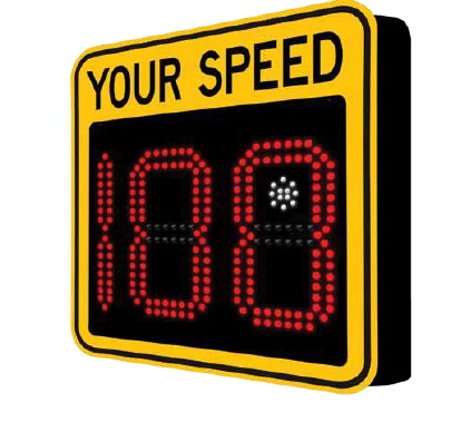 Speed Display Board Single Color 3 Digit