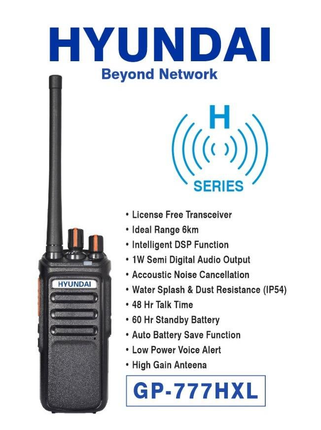 Walkie talkie Hyundai Wireless 6km