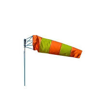 6 Feet Wind Sock Single Fabric No Reflective Orange Green