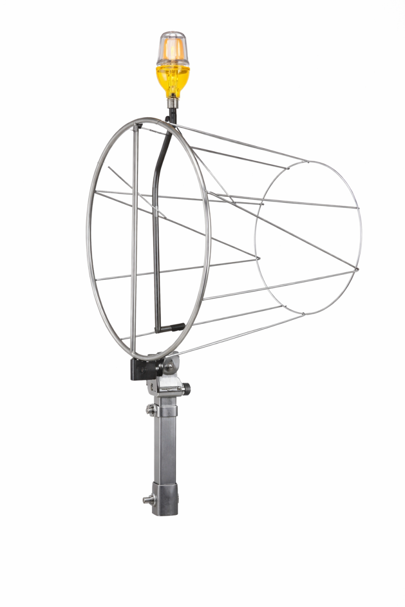 Windsock with LED Light Steel Stand