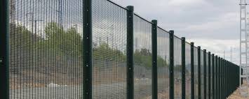 358Weld Mesh PPC Coating with H Profile Post 8ft BasePlate