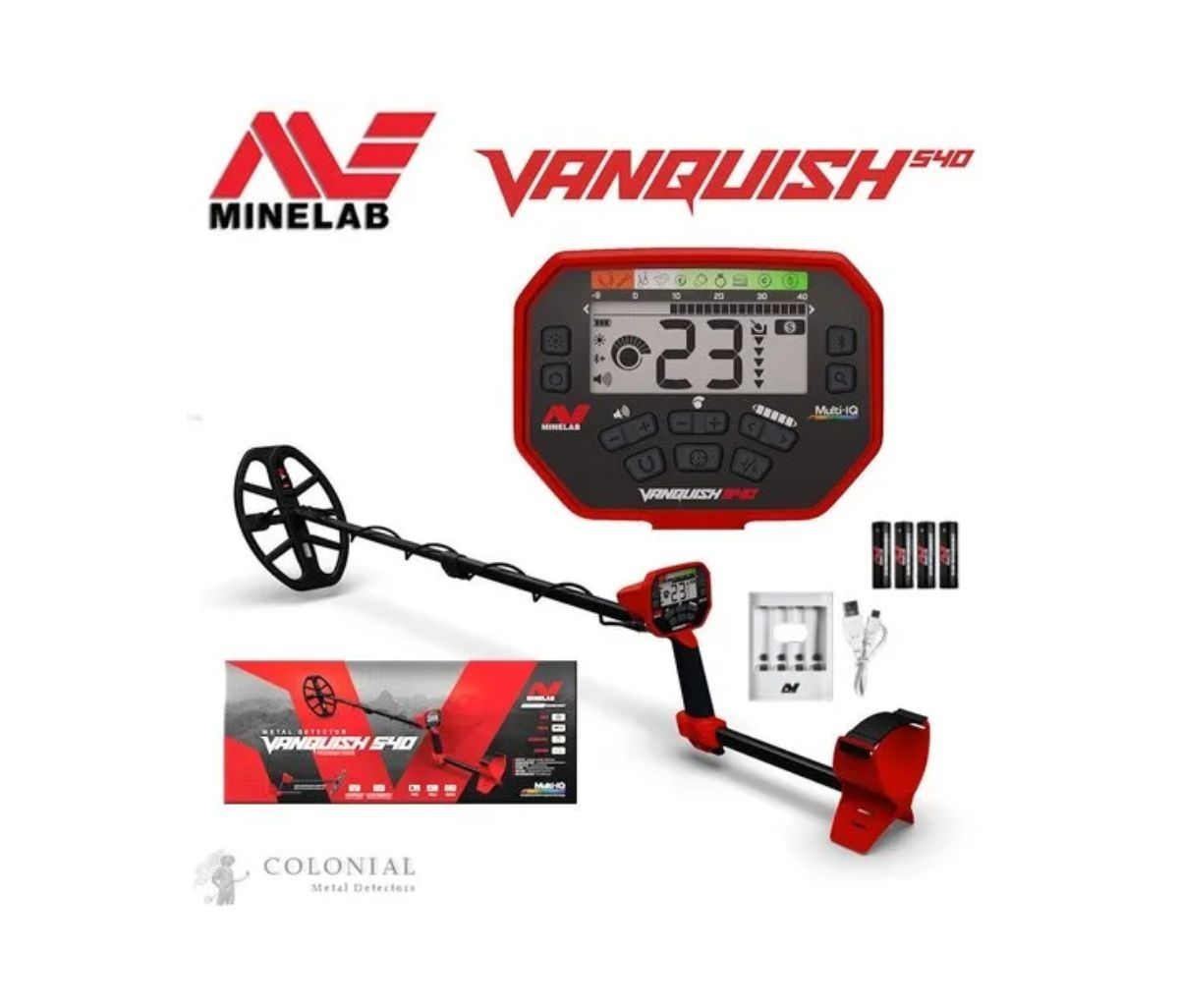 KTI12002001V540 — Deep Search Metal Detector Model Vanquish 540
