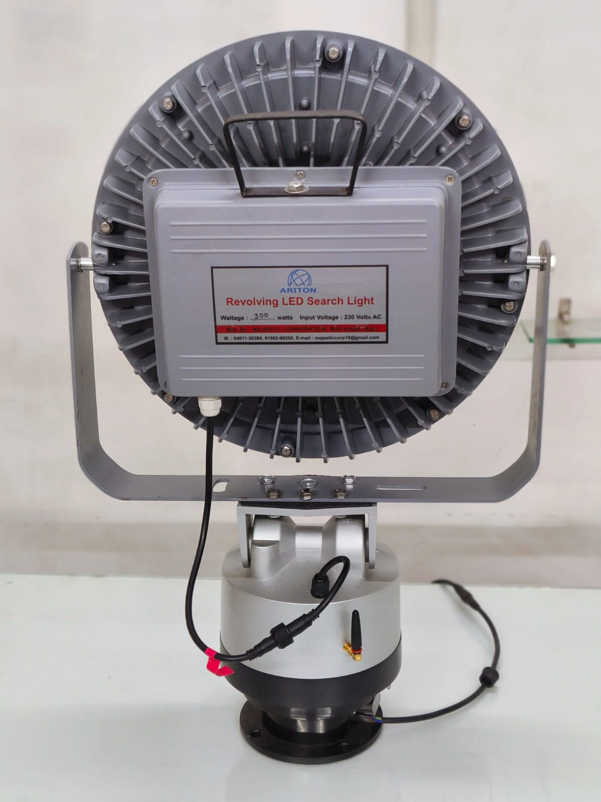 Motorised revolving LED Search Light with Speed Control