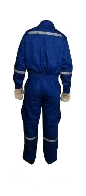 Boiler Suit With 1 Reflective Royal Blue L