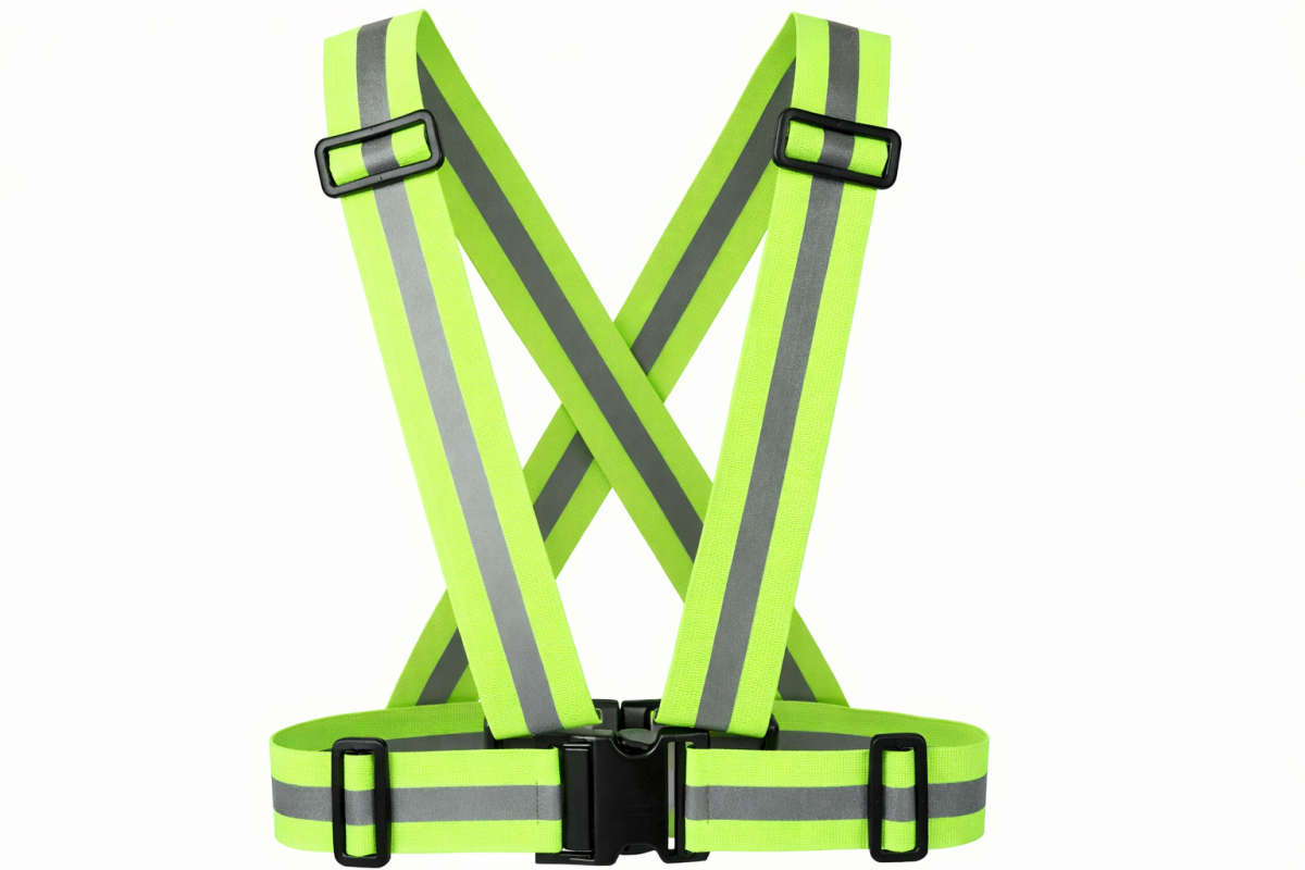 KTI Safety Jacket Cross Belt Green