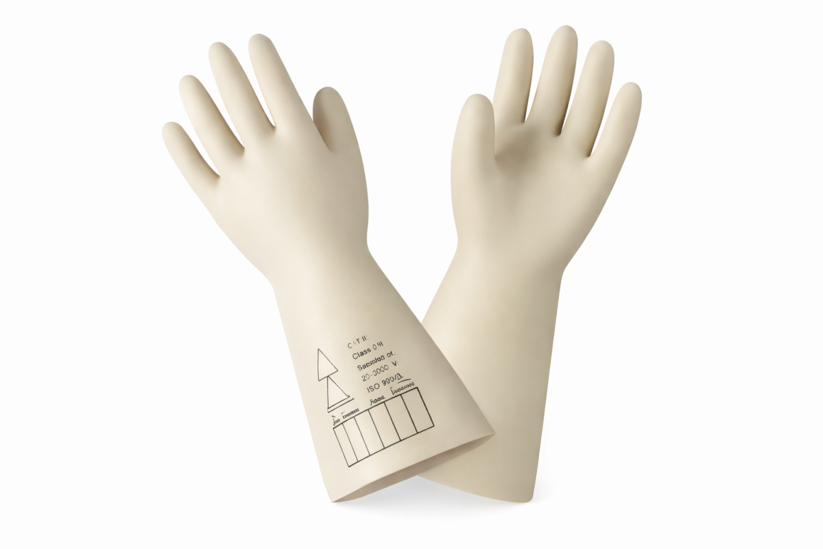 Electric Shock Proof Gloves Class 0 1000kv