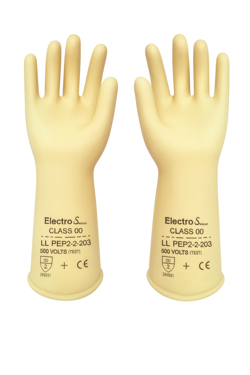 Electric Shock Proof Gloves 500 V Class 00 Electro Saviour
