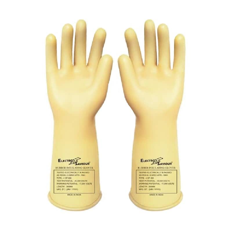 Electric Shock Proof Gloves TP11 KV WP 1100V Electro Saviour