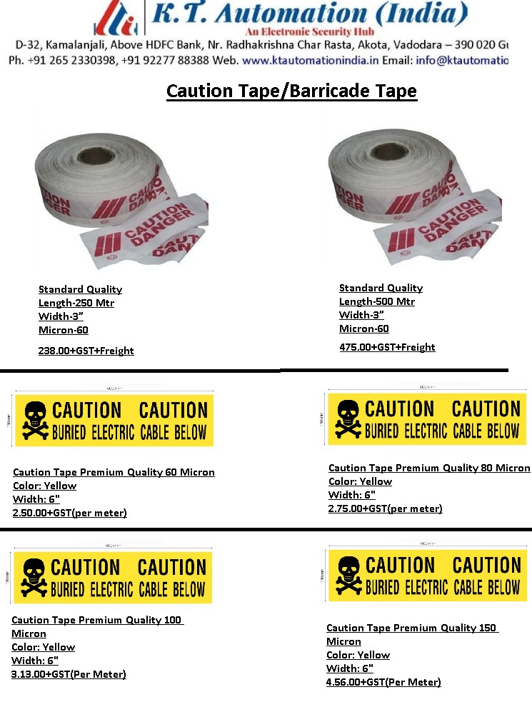 Caution Tape, Barricade Tape 500 Meter Make OEM