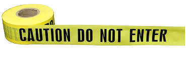Caution Tape Getco warning tape 100 micron