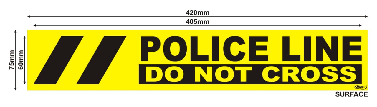 Caution Tape Getco warning tape 100 micron