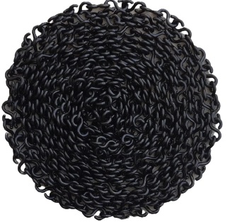 Safety Chain Plastic 7 MM Black