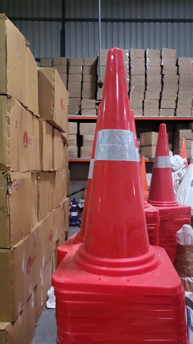 Safety Cone Plastic Base 750mm 1.2kg