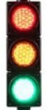 KTI16029200T1RYG — KTI 100 MM Dia Traffic Light Red, Yellow, Green