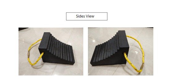 Truck Wheel Chock with Rope 5.5 Kg