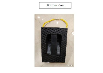 Truck Wheel Chock with Rope 5.5 Kg