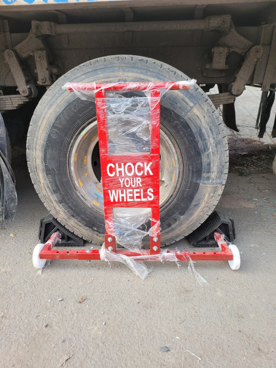 KTI MS Trolley Wheel Chock